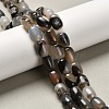 Natural Banded Agate Beads Strands G-D317-A01-07-1