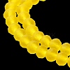 Transparent Glass Beads Strands EGLA-A034-T10mm-MD17-5