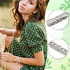 2pcs 925 Sterling Silver Rhinestone Clasps FIND-PH0020-99-6