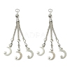 Tibetan Style Alloy Feather Tassel Big Pendants LS-FIND-YW0003-92C-1
