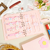 Felt Loose-leaf Hair Tie Storage Book FIND-WH0139-934-3