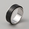304 Stainless Steel Plain Rotating Finger Ring LS-RJEW-WH0011-10D-EB-1