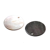Natural White/Black Shell Carved Pendants SSHEL-D084-01C-2
