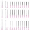 BENECREAT 90Pcs 3 Style 304 Stainless Steel Dispensing Needle with Plastic Luer Lock & Cap FIND-BC0003-91-1