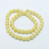 Natural Mashan Jade Round Beads Strands X-G-D263-10mm-XS06-3