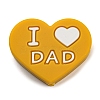 Mother's Day Silicone Focal Beads FIND-PW0005-12C-1