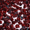 Picasso Transparent Glass Beads SEED-Q039-02F-3
