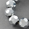 Electroplate Glass Bead Strands EGLA-R042-8mm-06-1