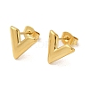 PVD Vacuum Plating 304 Stainless Steel Stud Earring EJEW-C099-03G-2