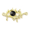 Alloy Jet Rhinestone Pendants LS-PALLOY-P294-01G-02-1