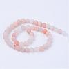 Natural Pink Aventurine Beads Strands G-Q462-10mm-13-2