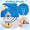 Iron with Wood Display Stands ODIS-WH0080-28A-3