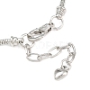 Brass European Style Bracelets for Jewelry Making X-KK-R031-06-3