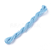 Round Waxed Polyester Cord LS-YC-WH0005-19-2