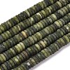 Frosted Natural Chinese Jade Beads Strands G-K389-C12-01-5