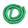 Handmade Polymer Clay Beads Strands CLAY-R089-6mm-022-2