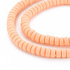 Handmade Polymer Clay Beads Strands CLAY-N008-32-4