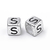 Plated Acrylic Beads PB43C9308-S-2