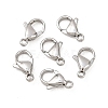 Tarnish Resistant 316 Surgical Stainless Steel Lobster Claw Clasps X-STAS-316-FL12A-1