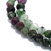 Natural Ruby in Zoisite Beads Strands G-P457-A01-29-2