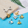 8Pcs 4 Styles 304 Stainless Steel Pendants STAS-TA0001-36-10