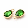 Faceted Glass Rhinestone Pendants GLAA-I051-A08-3