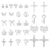 45Pcs 15 Styles Rack Plating Alloy Charms FIND-TA0008-90-2