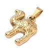304 Stainless Steel Pendants STAS-B141-02A-G-2