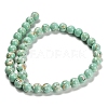 Assembled Synthetic Stone and Trochus Shell Beads Strands G-B128-08D-02-2