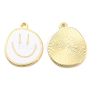 Alloy Enamel Pendants X-ENAM-D051-18G-01-1