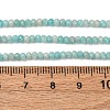 Faceted Rondelle Natural Amazonite Bead Strands G-F289-06A-3