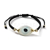 Evil Eye Acrylic Link Bracelets BJEW-U027-01G-6