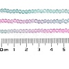 Transparent Painted Glass Beads Strands X1-DGLA-A034-T2mm-A10-3