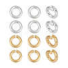 12Pcs 2 Styles 925 Sterling Silver Open Jump Rings STER-PH0004-62-6
