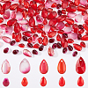 200Pcs 10 Styles Transparent Glass Pendants GLAA-GA0001-92-1