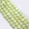 Natural New Jade Beads Strands G-G763-09-8mm-1