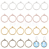 80Pcs 4 Colors Zinc Alloy Pendants FIND-CA0008-82-1