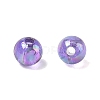 Medium Orchid AB Color Transparent Acrylic Round Beads X-PL732-10-3