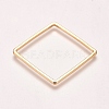 Brass Linking Rings KK-WH0033-37G-2