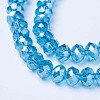 Electroplate Glass Beads Strands EGLA-A044-T8mm-A08-3