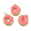 Brass Enamel Pendants KK-U072-04G-1