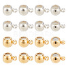 40Pcs 2 Colors Brass Tube Bails KK-AR0003-89-1