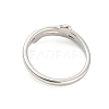 304 Stainless Steel Finger Ring with Rhinestone RJEW-Q779-02P-3