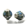 Vintage Style Glazed Ceramic Porcelain Beads PORC-H013-01-23-2