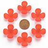 Frosted Acrylic Bead Caps MACR-S371-06A-712-3