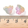 Transparent Glass Beads Caps X-GLAA-B028-01H-3