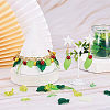270Pcs 9 Style Transparent Acrylic Pendants TACR-CD0001-02-8