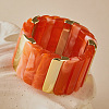 Boho Acrylic Tile Stretch Bracelets WG79D38-02-1