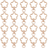 24Pcs Alloy Swivel Clasps FIND-SC0017-49A-6