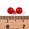Opaque Solid Color Glass Beads GLAA-N007-4mm-A08-3